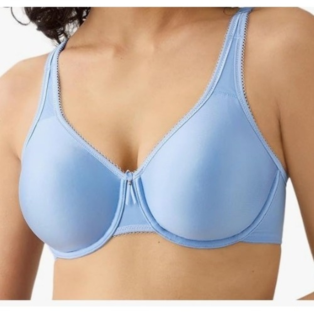 Wacoal Basic Beauty Full Figure Seamless Underwire Bel Air Blue 38H NWT